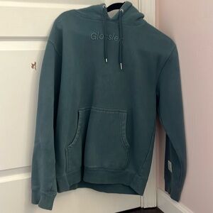 Green limited edition glossier hoodie size xs